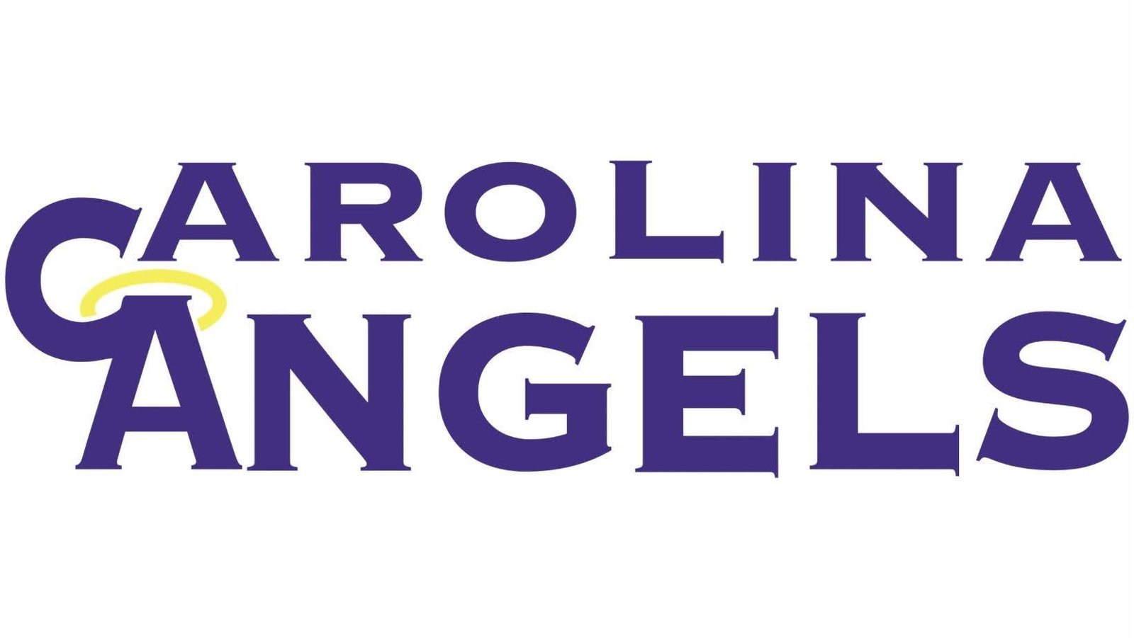 Carolina Angels softball full wordmark logo